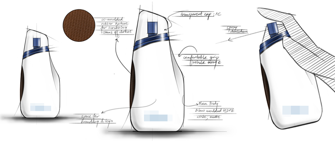 Bottle Design _Concept_Packaging Design and Sketches