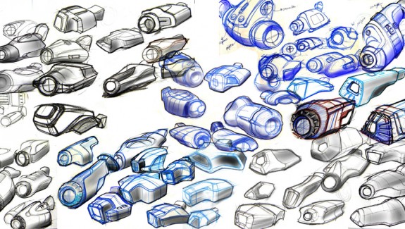 Thermal Camera Product Design Sketches